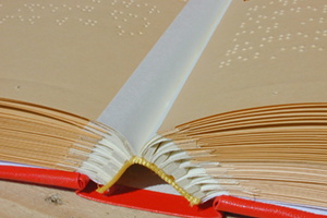 Blindenbuch wir binden Hardcover Blinde